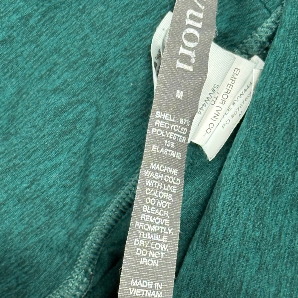 Vuori Clean Elevation Legging M Moss Green Teal Heathered High Rise 7/8 Yoga Gym - Picture 5 of 12